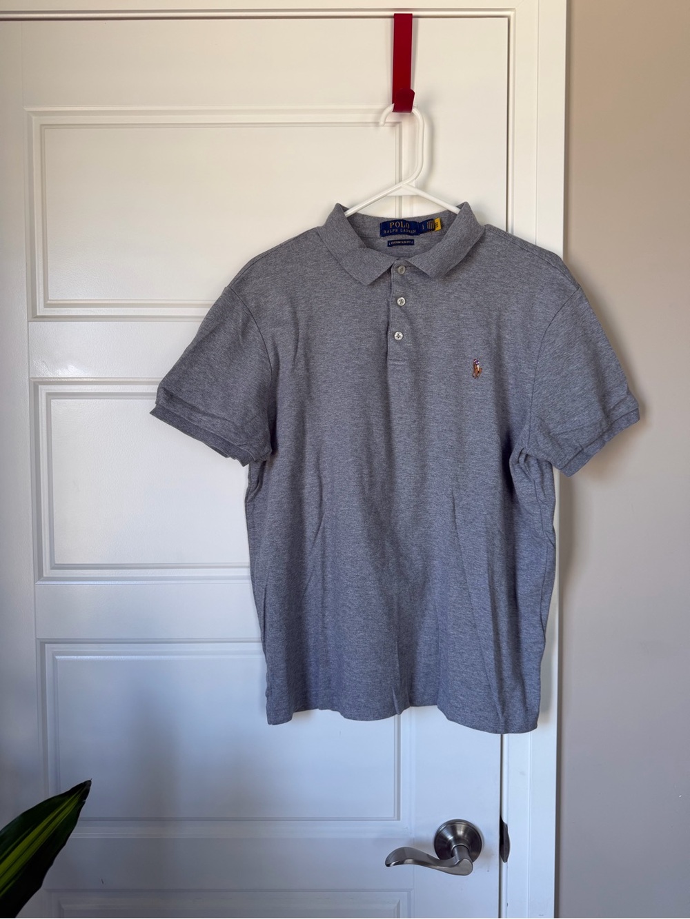 Polo by Ralph Lauren Heather Gray Short-Sleeve Polo